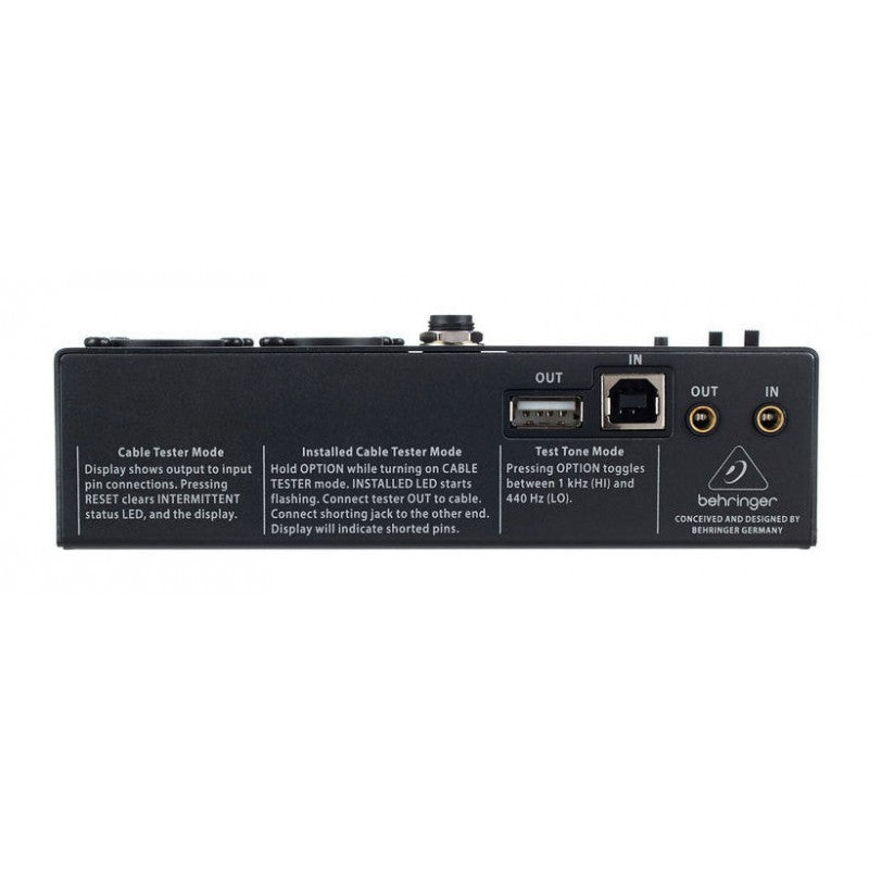 Behringer CT200 - Comprobador de Cables 8 en 1