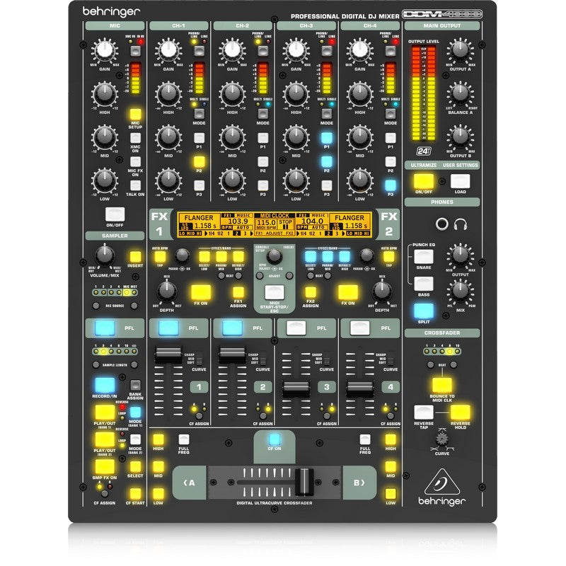 Behringer DDM4000 - Mezclador digital de 32 bits para DJ
