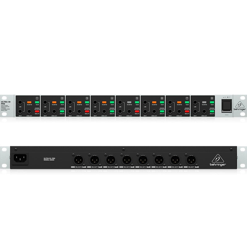 Behringer DI800 V2 - Caja DI Activa de 8 Canales