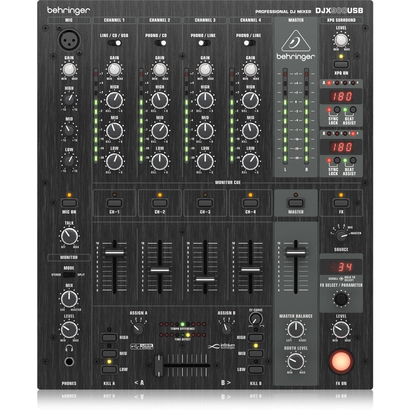 Behringer DJX900USB - Mesa de mezclas profesional de 5 canales