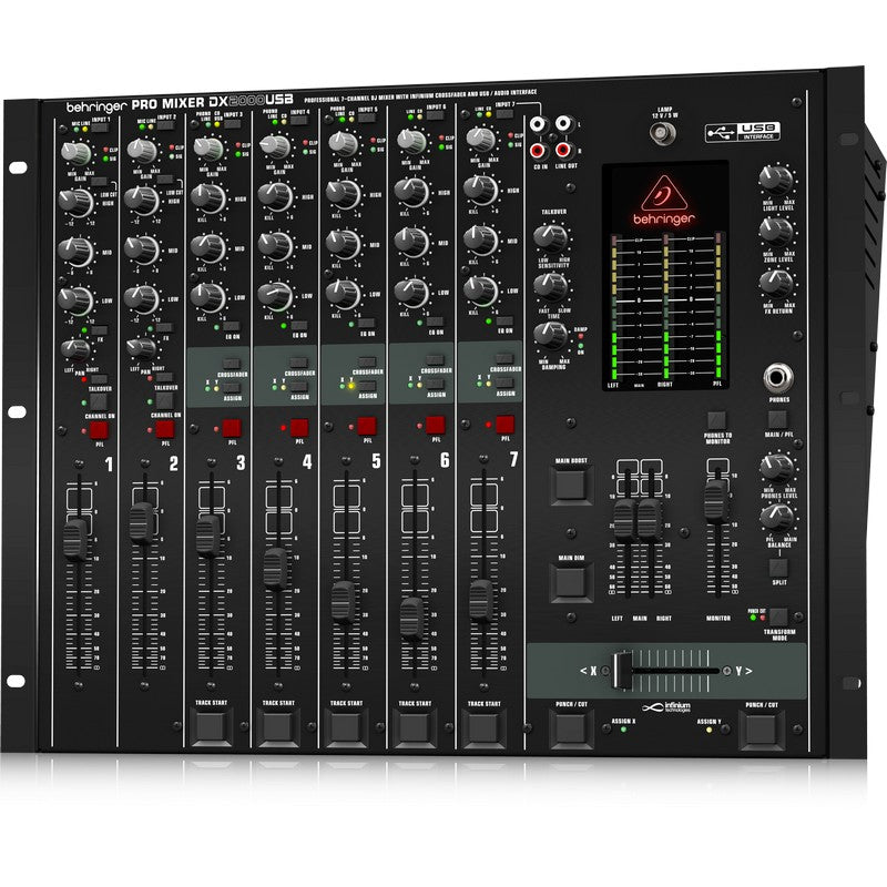 Behringer DX2000 USB - Mezclador profesional de 7 canales