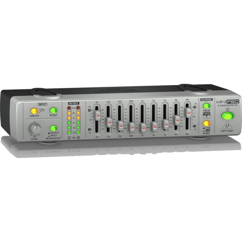 Behringer FBQ800 V2 - Ecualizador gráfico de 9 bandas