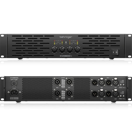 Behringer KM3600Q - Etapa de potencia profesional 4 canales 3600W