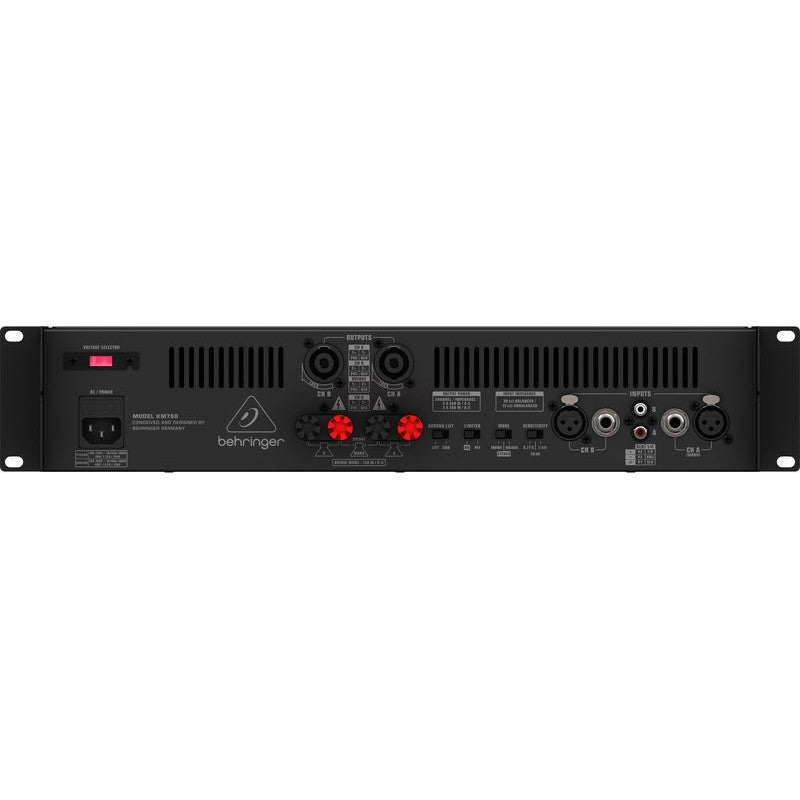 Behringer KM750 - Etapa de potencia profesional