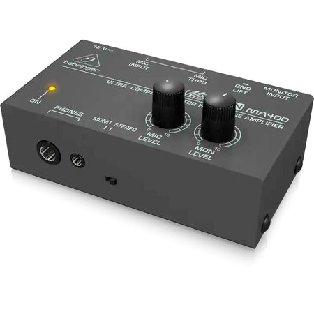Behringer MA400 - Amplificador de Auriculares Ultracompacto para Monitorización