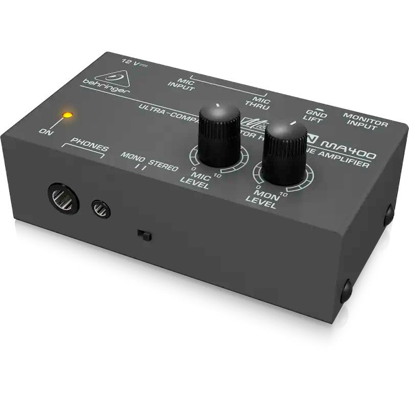 Behringer MA400 - Amplificador de Auriculares Ultracompacto para Monitorización