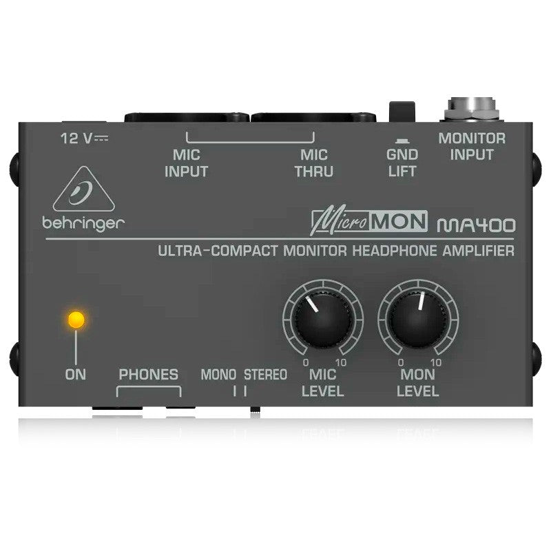 Behringer MA400 - Amplificador de Auriculares Ultracompacto para Monitorización