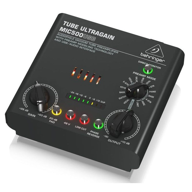 Behringer MIC500USB - Previo de Micrófono e Interfaz USB