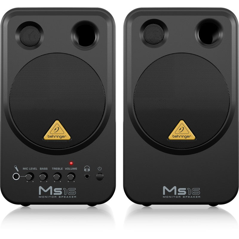 Behringer MS16 - Altavoces Activos HiFi de 2 Vías