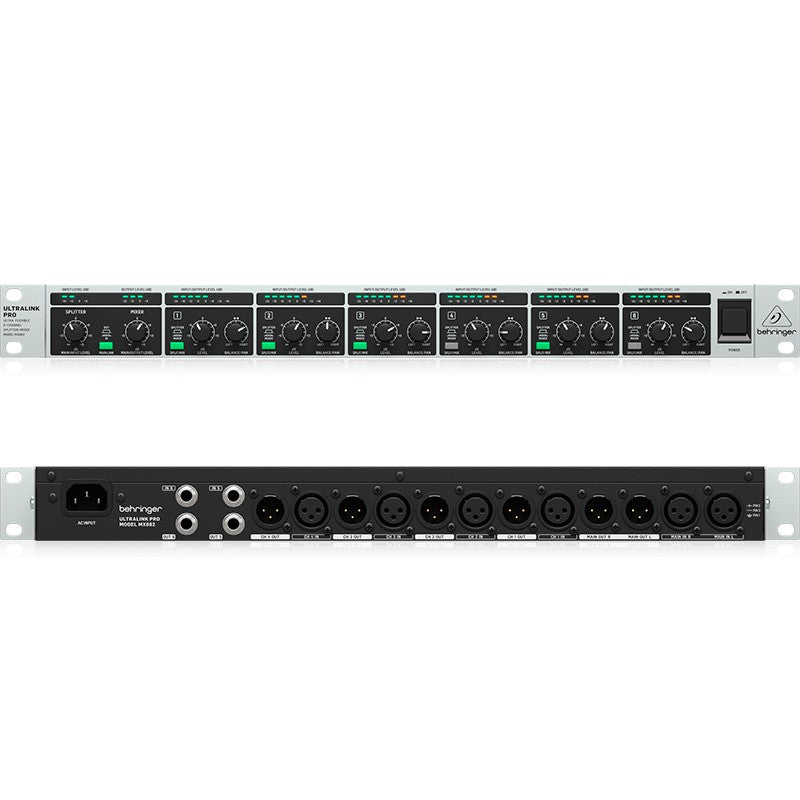 Behringer MX 882 V2 - Mezclador y divisor de 8 canales
