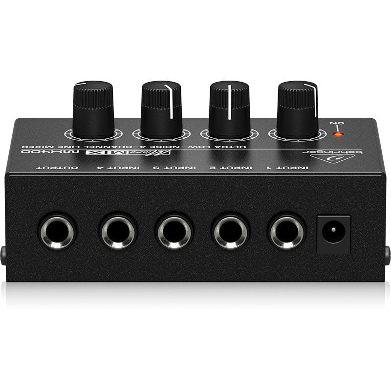 Behringer MX400 - Mezclador de línea ultracompacto de 4 canales