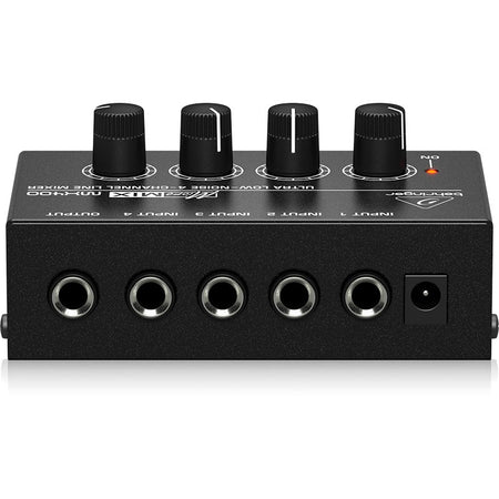 Behringer MX400 - Mezclador de línea ultracompacto de 4 canales
