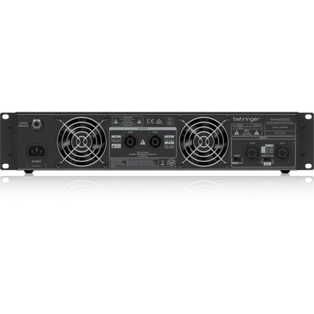 Behringer NX6000 - Etapa de potencia profesional Clase D 6000W