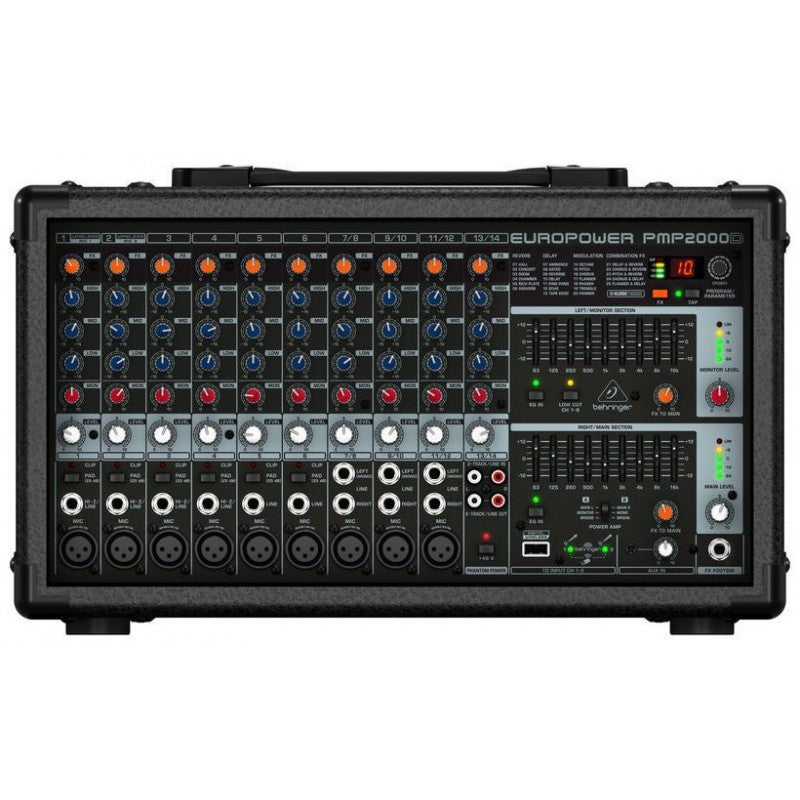 Behringer PMP2000D - Mezclador Amplificado ULN de 2000W