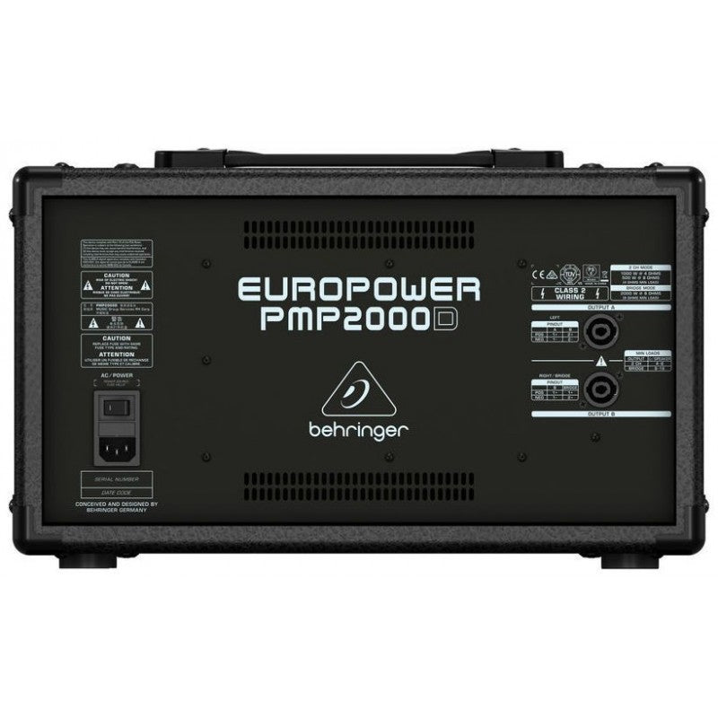 Behringer PMP2000D - Mezclador Amplificado ULN de 2000W