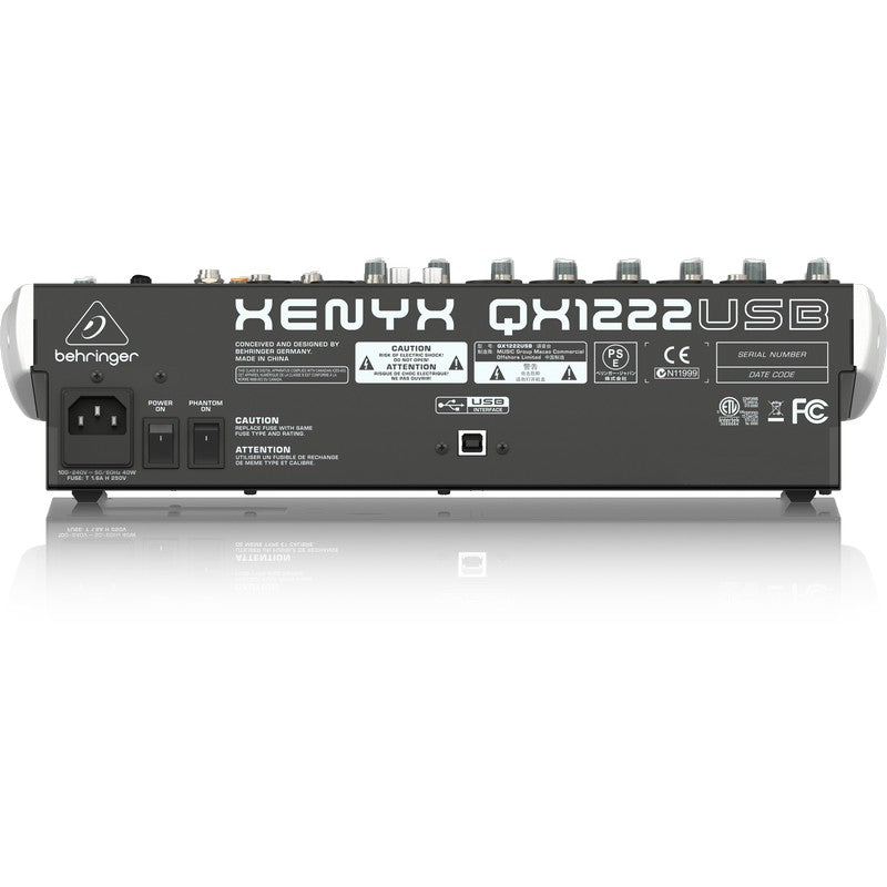 Behringer QX1222USB XENYX - Mesa de Mezclas Analógica