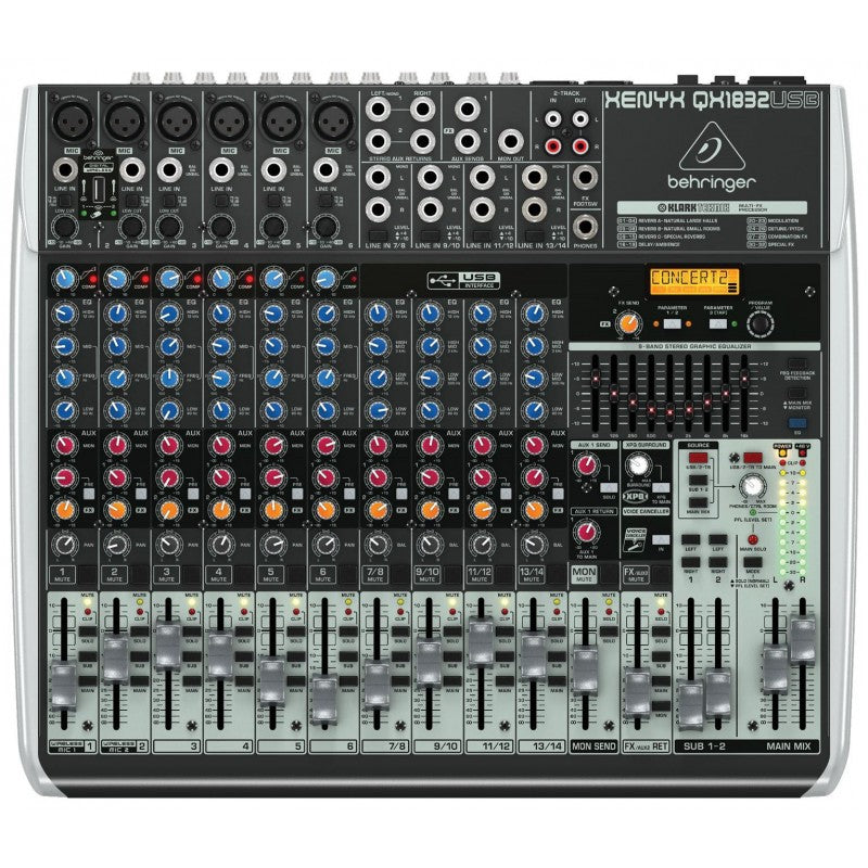 Behringer QX1832USB - Mezclador Analógico 18 Canales