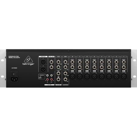Behringer RX1202FX V2 - Mezclador rack 12 canales