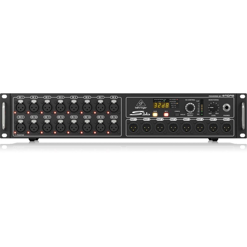 Behringer S16 - Caja de escenario digital de 16 entradas