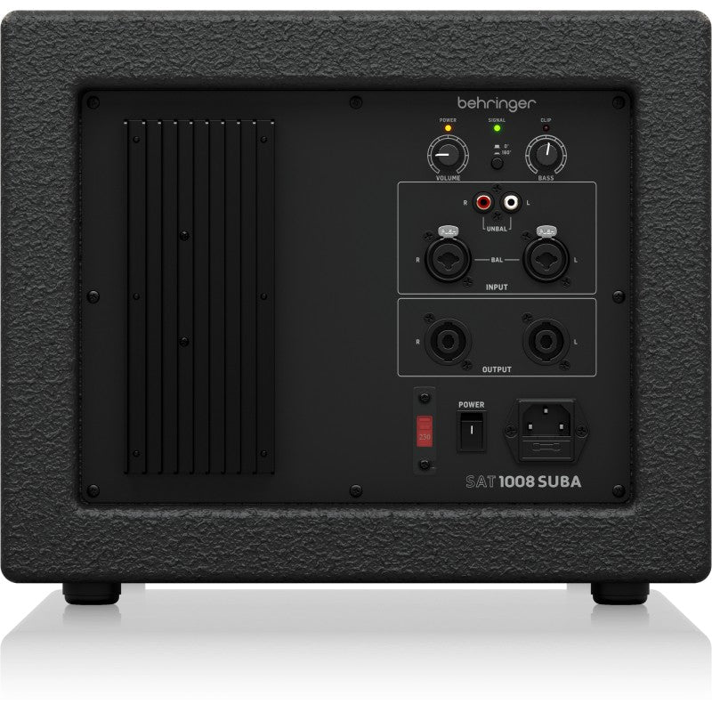 Behringer SAT 1008 SUBA - Subwoofer activo de 8 pulgadas y 600W