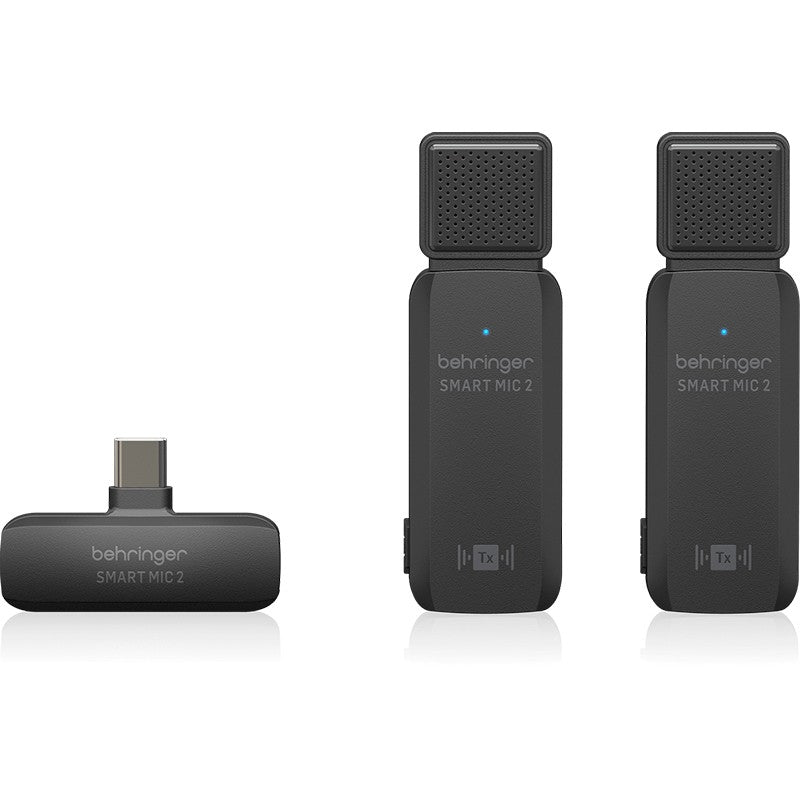 Behringer SMART MIC 2 - Sistema Inalámbrico Dual de Solapa