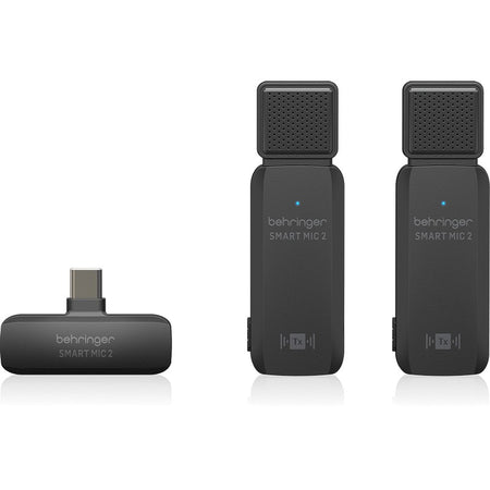 Behringer SMART MIC 2 - Sistema Inalámbrico Dual de Solapa