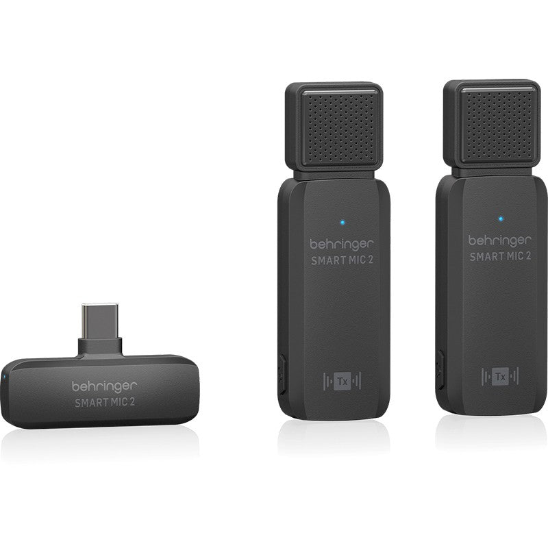 Behringer SMART MIC 2 - Sistema Inalámbrico Dual de Solapa
