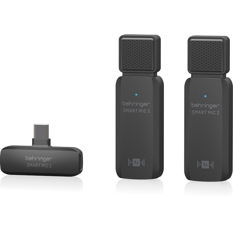 Behringer SMART MIC 2 - Sistema Inalámbrico Dual de Solapa