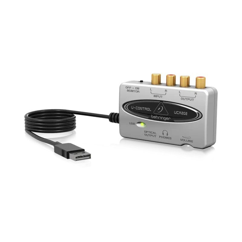 Behringer UCA202 Interface de Audio USB - Conectividad Total