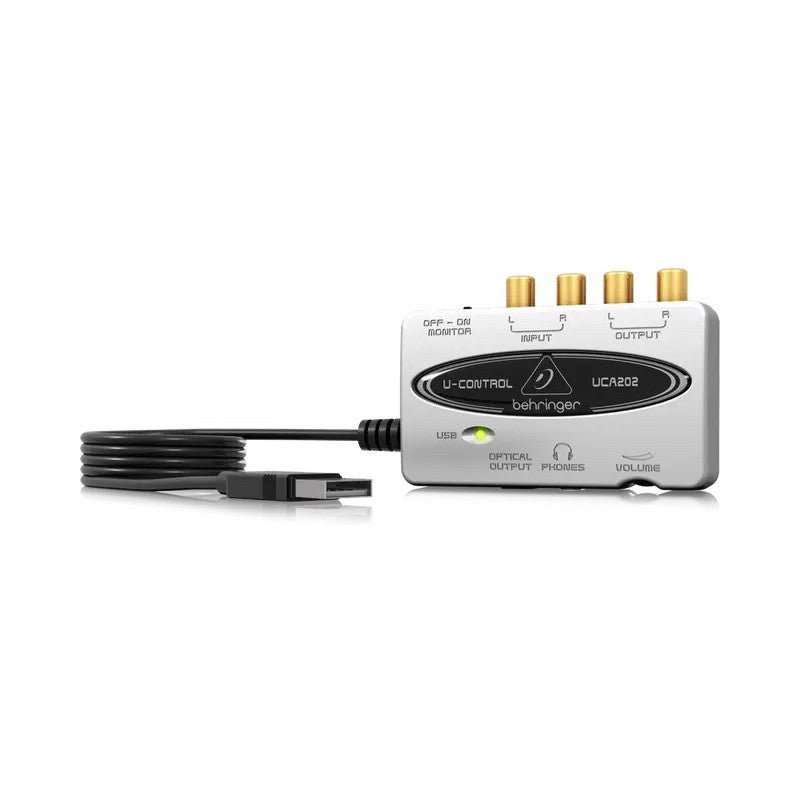 Behringer UCA202 Interface de Audio USB - Conectividad Total