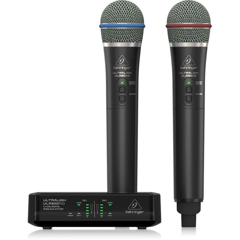 Behringer ULM302MIC - Micrófono Inalámbrico Doble de 2.4 GHz