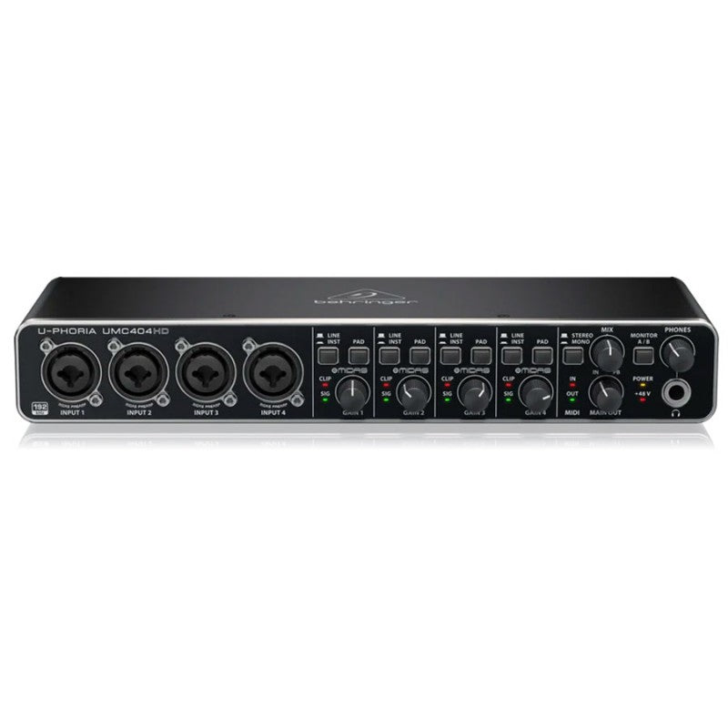 Behringer UMC404HD - Interfaz de Audio y MIDI de 4 Canales