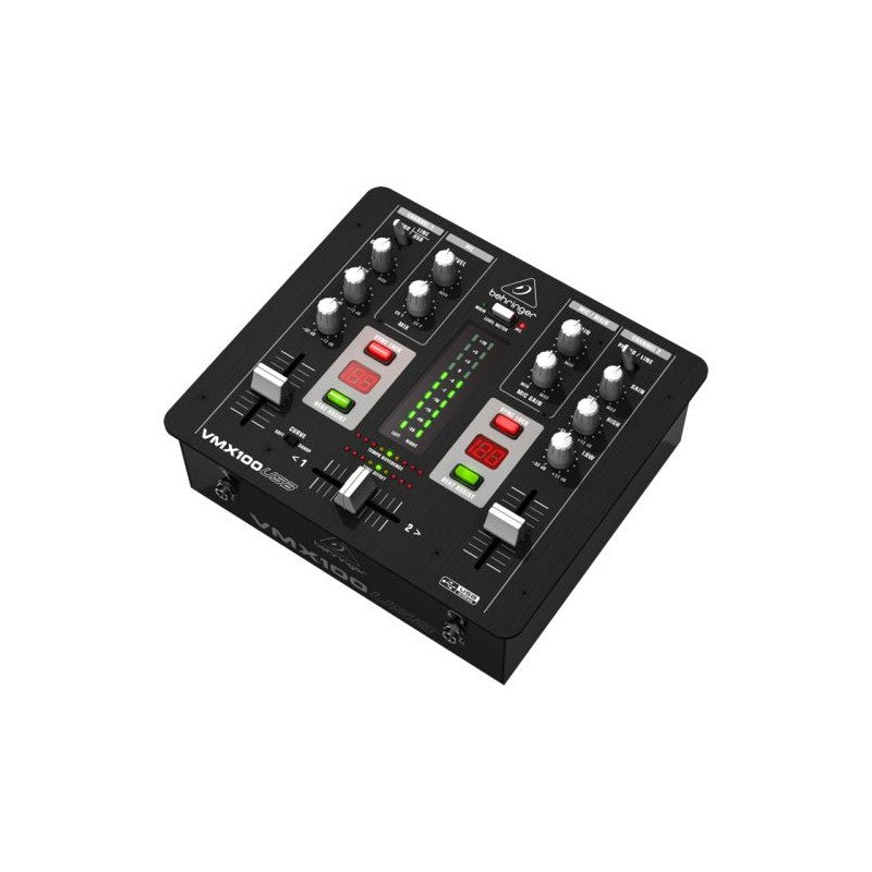 Behringer VMX100 USB - Mezclador para DJ de 2 canales