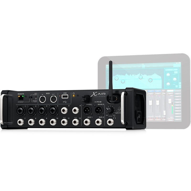 Behringer X AIR XR12 - Mezclador digital de 12 entradas con WiFi