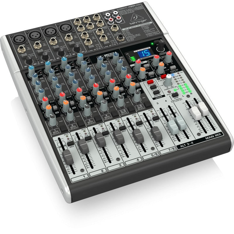 Behringer X1204 USB - Mezclador Analógico de 12 Canales