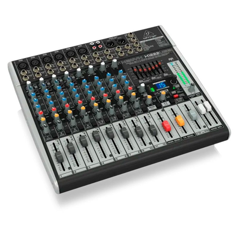 Behringer X1222 USB - Mezclador Analógico 12 Canales