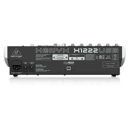 Behringer X1222 USB - Mezclador Analógico 12 Canales