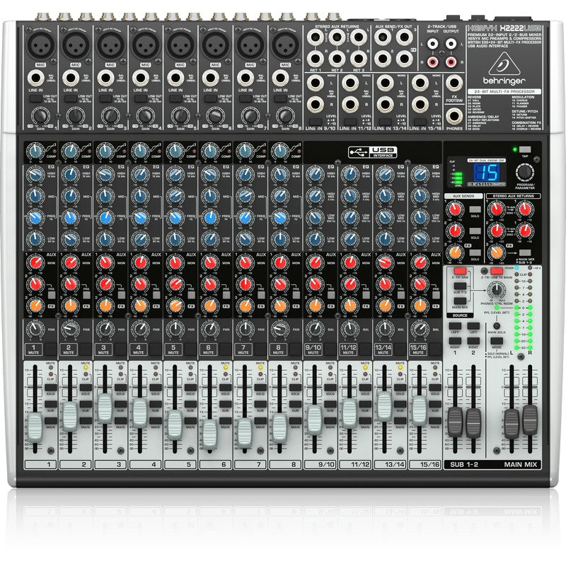 Behringer X2222USB - Mezclador Analógico 22 Canales