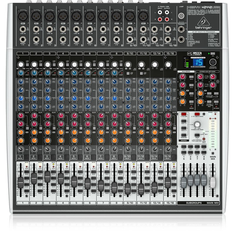 Behringer X2442 USB - Mezclador analógico de 24 canales
