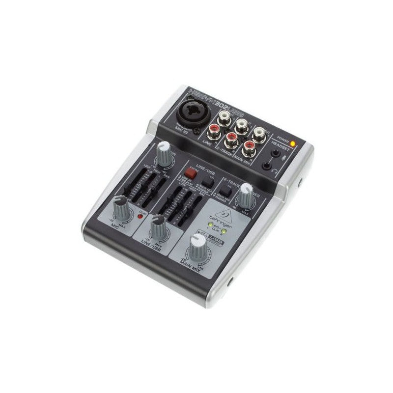 Behringer XENYX 302-USB - Mezclador Analógico de 5 Canales