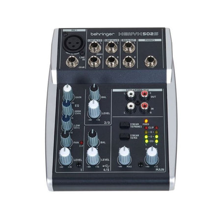 Behringer Xenyx 502S - Mezclador Analógico 5 Canales con USB