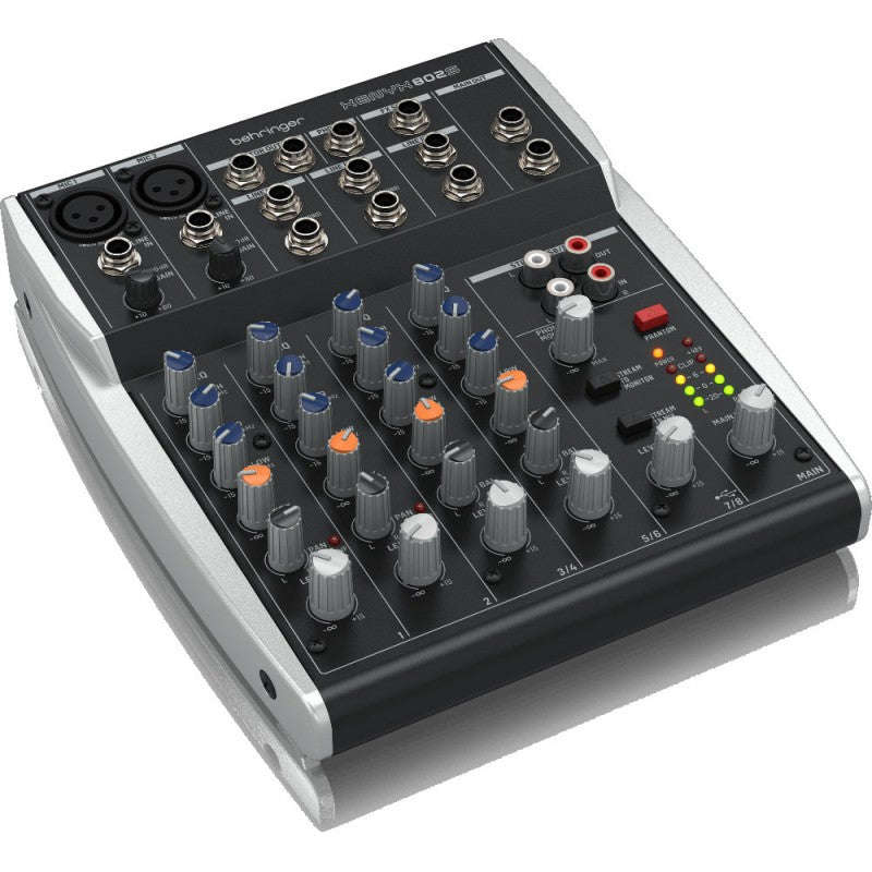 Behringer XENYX 802S - Mezclador analógico de 8 canales