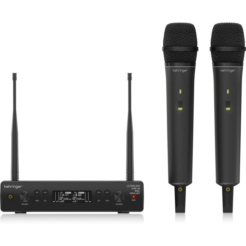 Behringer XTM1-35 DUAL VOCAL SET - Micrófono inalámbrico UHF