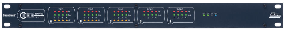 BSS BLU-100 - Procesador de señal 12×8 con BLU link (Soundweb London)