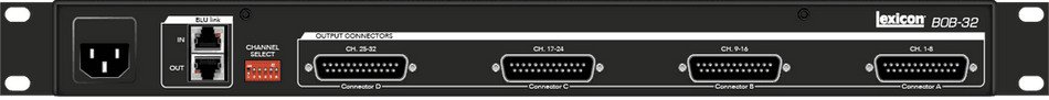 Lexicon BOB-32 - Caja de conversión de 32 canales BLU Link a audio analógico