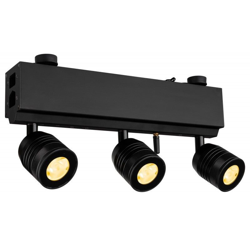 Briteq BT-AKKUBAR - Barra de iluminación con 3 proyectores LED de 5W y batería recargable