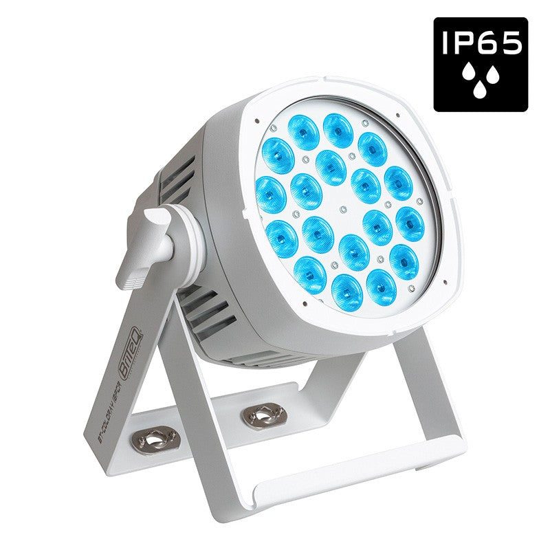 Briteq BT-COLORAY - Proyector PAR LED 18x8W RGBW 20° IP65 en color Blanco