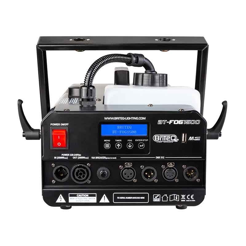 Briteq BT-FOG 1500 - Máquina de humo profesional DMX con 1500W de potencia
