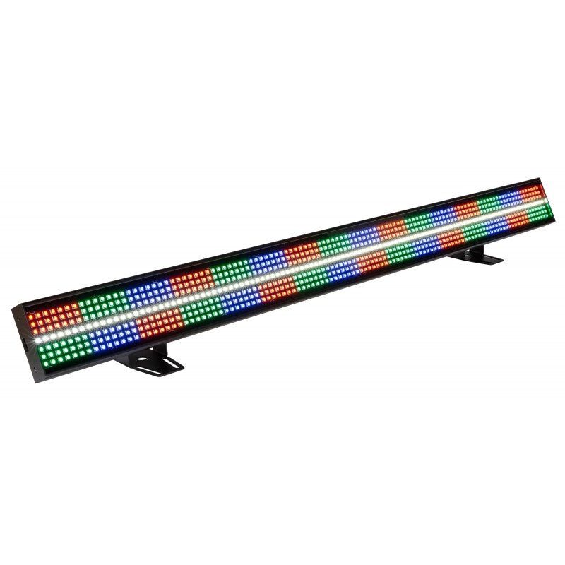 Briteq BT-LIGHTSTRIKE - Barra LED híbrida de mapeo de píxeles con 112 LED CW y 672 LED RGB