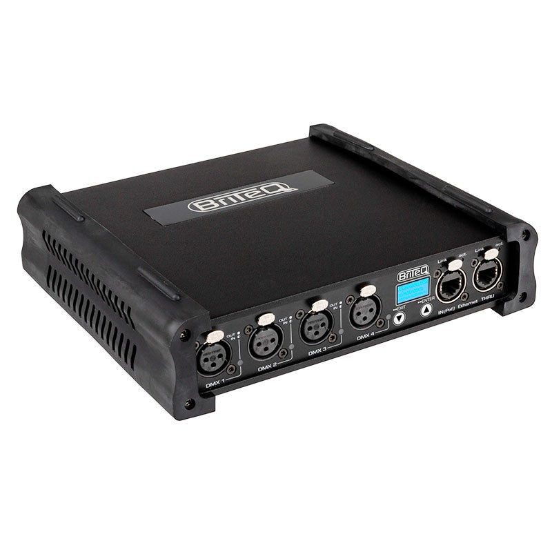 Briteq BT-NODE24 Mk2 - Nodo Ethernet, Art-Net y sACN con 4 Puertos DMX XLR de 5 Pines - Tempo Shop